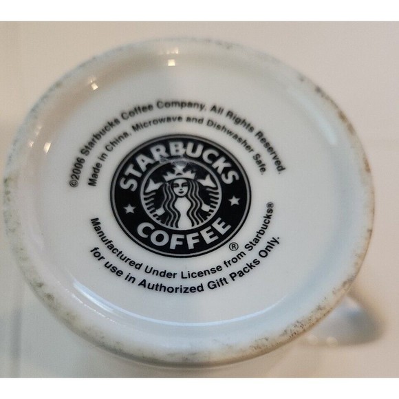 Starbucks Coffee Mug White Ceramic Coffee Cup 16 Oz Advertising Mermaid‎ Logo - Picture 5 of 5